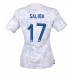 Billige Frankrig William Saliba #17 Udebane Fodboldtrøjer Dame VM 2022 Kortærmet